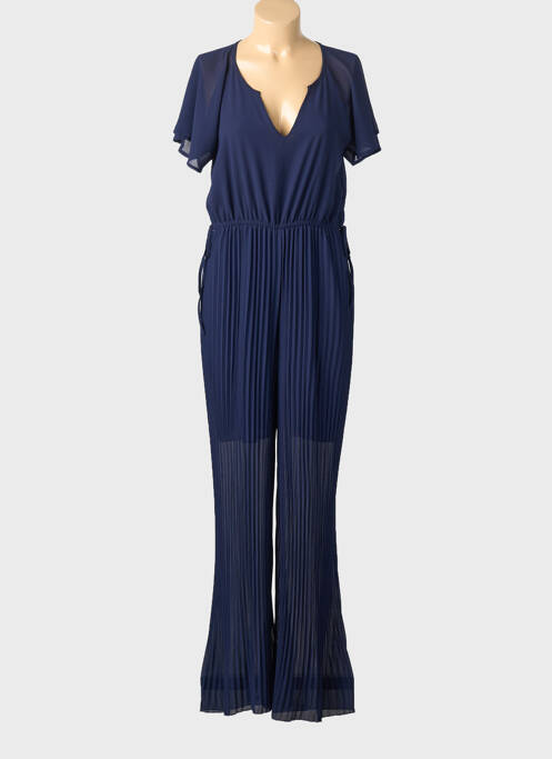 Combi-pantalon fermeture boutonnée au dos manches courtes bleu TIFFOSI femme