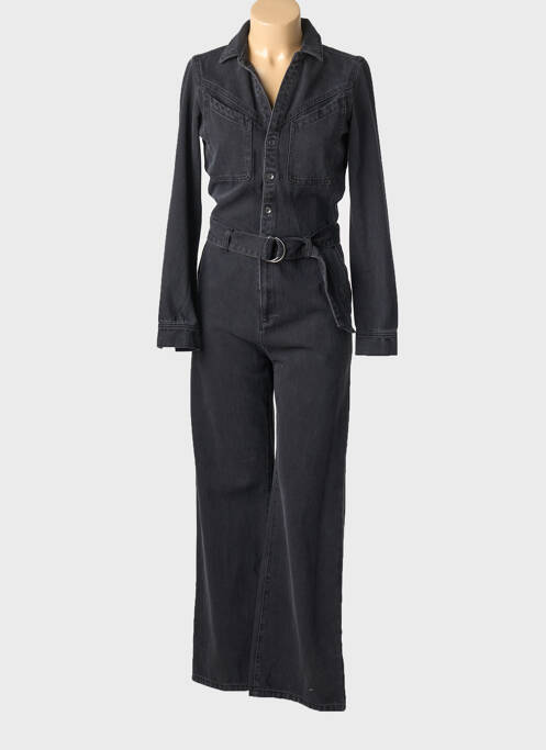Combi-pantalon fermeture boutonnée sur le devant manches longues gris GARCIA femme
