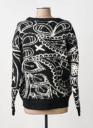 Pull resserrée sur le bas manches longues noir LES TROPEZIENNES PAR M.BELARBI femme