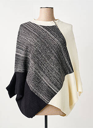 Pull col rond manches longues noir NÜ femme