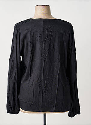 Blouse manches longues manches longues noir KAFFE femme
