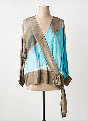 Chemisier bleu NÜ femme