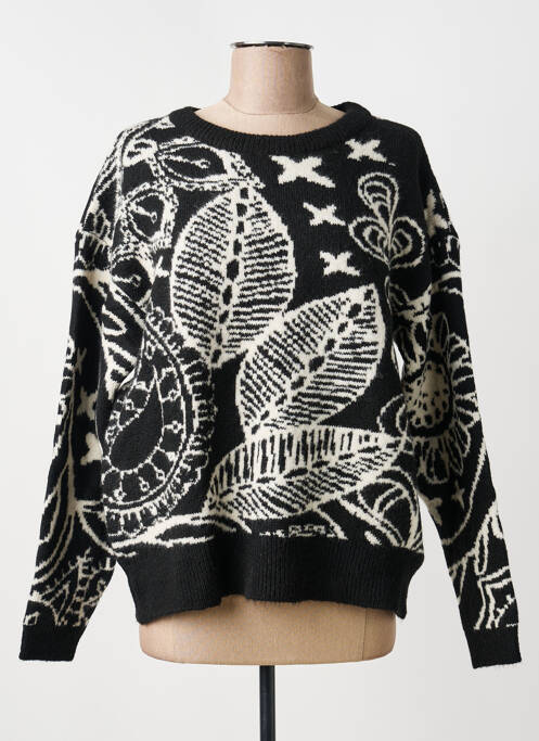 Pull resserrée sur le bas manches longues noir LES TROPEZIENNES PAR M.BELARBI femme