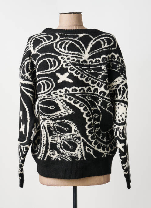 Pull resserrée sur le bas manches longues noir LES TROPEZIENNES PAR M.BELARBI femme