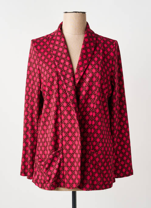 Blazer col châle rose LA FIANCÉE femme