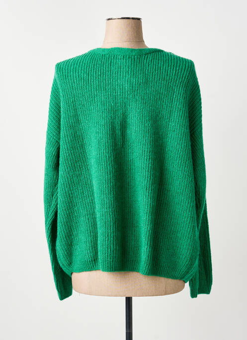 Gilet manches longues vert C'EST BEAU LA VIE femme