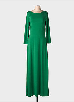 Robe longue manches longues manches longues vert COMPAÑIA FANTASTICA femme