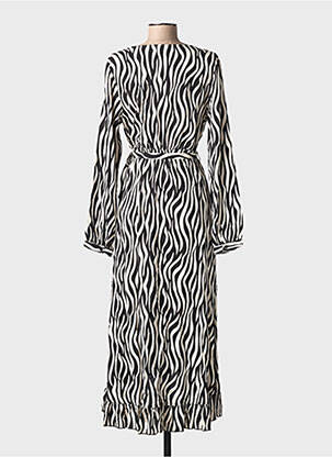 Robe longue manches longues manches longues noir TIFFOSI femme