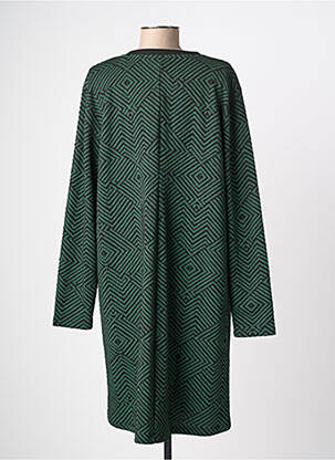 Robe pull coupe droite manches longues vert LA FIANCÉE femme