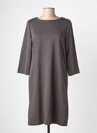 Robe mi-longue manches 3/4 manches 3/4 bleu GARCIA femme