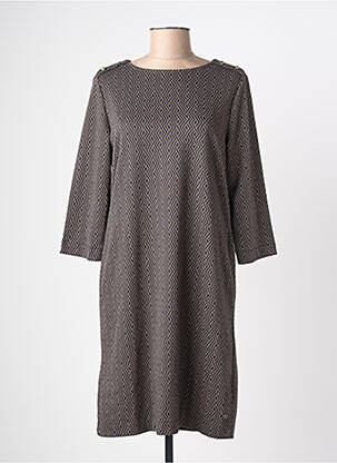 Robe mi-longue manches 3/4 manches 3/4 bleu GARCIA femme