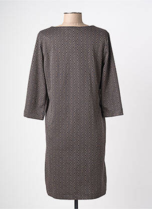 Robe mi-longue manches 3/4 manches 3/4 bleu GARCIA femme