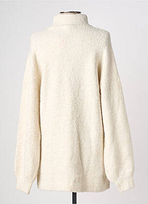 Pull col roulé resserrée sur le bas manches longues beige GARCIA femme
