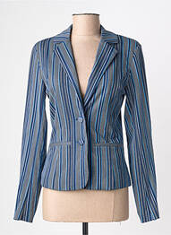 Blazer coupe cintrée bleu CREAM femme