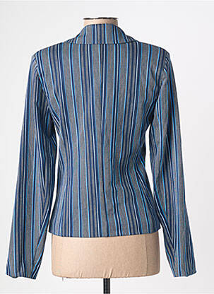 Blazer coupe cintrée bleu CREAM femme