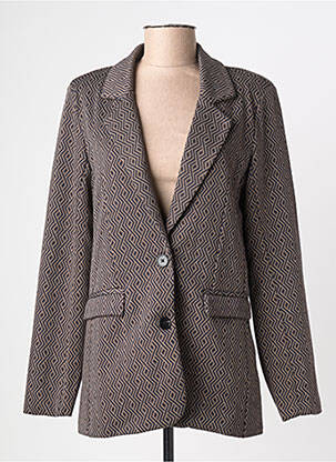 Blazer manches longues gris GARCIA femme