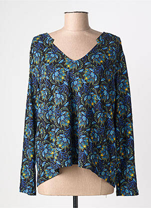 T-shirt manches longues manches longues bleu LA FIANCÉE femme