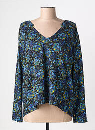 T-shirt manches longues manches longues bleu LA FIANCÉE femme