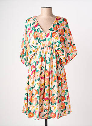 Robe courte orange SENES femme