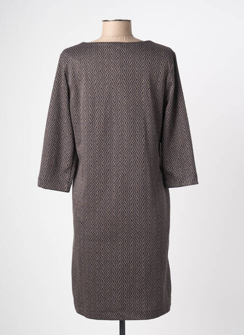Robe mi-longue manches 3/4 manches 3/4 bleu GARCIA femme