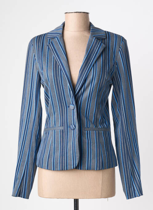 Blazer coupe cintrée bleu CREAM femme