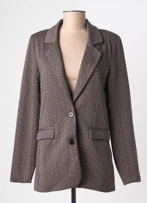 Blazer manches longues gris GARCIA femme