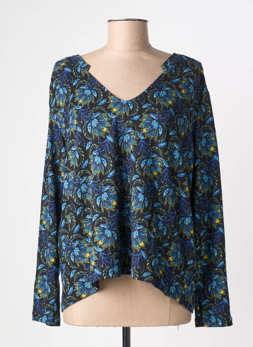 T-shirt manches longues manches longues bleu LA FIANCÉE femme