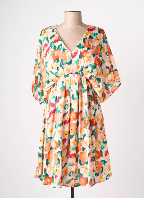 Robe courte orange SENES femme