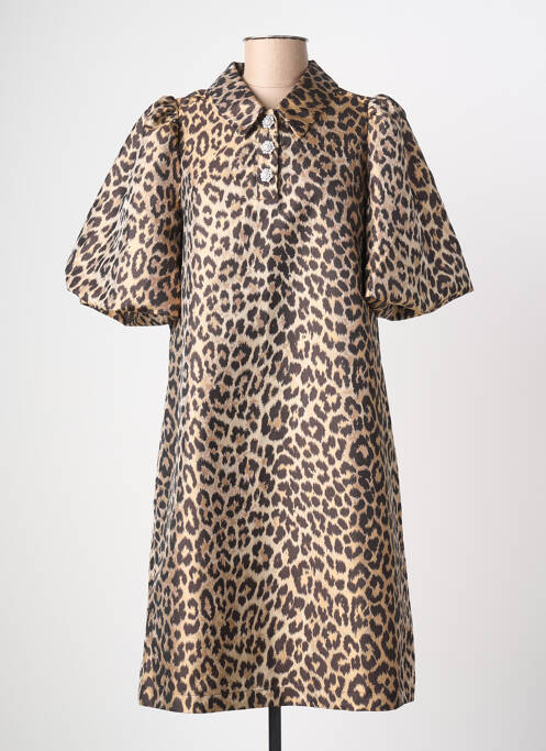 Robe mi-longue beige CULTURE femme