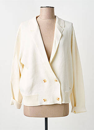 Gilet manches longues stretch beige FRANSA femme