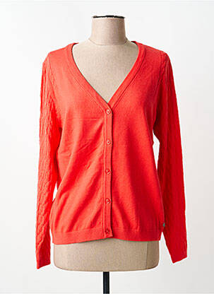 Gilet manches longues stretch rouge CREAM femme
