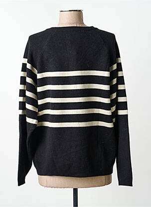 Gilet manches longues stretch noir CREAM femme