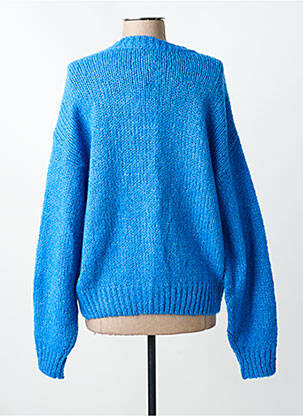 Gilet manches longues resserrée sur le bas bleu GARCIA femme