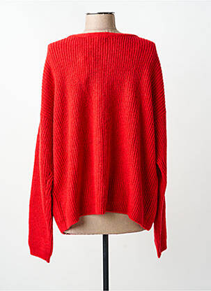 Gilet manches longues stretch rouge C'EST BEAU LA VIE femme