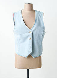 Gilet sans manche coupe cintrée bleu GARCIA femme