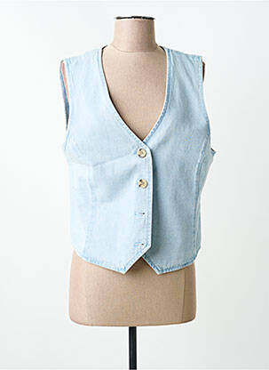 Gilet sans manche coupe cintrée bleu GARCIA femme