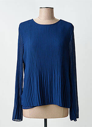 Top coupe fluide manches longues bleu TIFFOSI femme