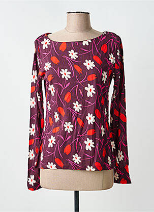 T-shirt manches longues manches longues violet COMPAÑIA FANTASTICA femme