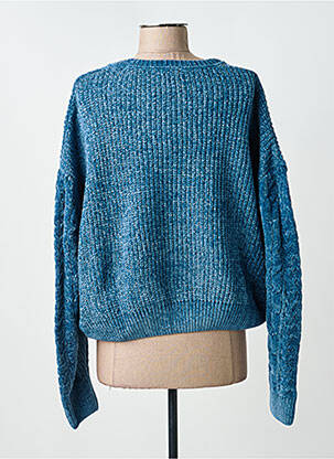 Pull col rond manches longues bleu TIFFOSI femme