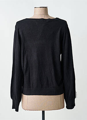 Pull col v manches longues noir DESIRES femme