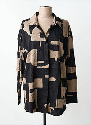 Tunique manches longues noir FRANSA femme