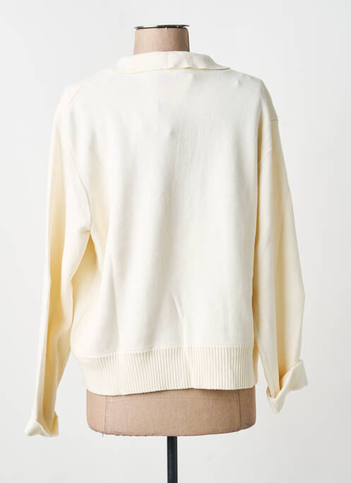 Gilet manches longues beige FRANSA femme