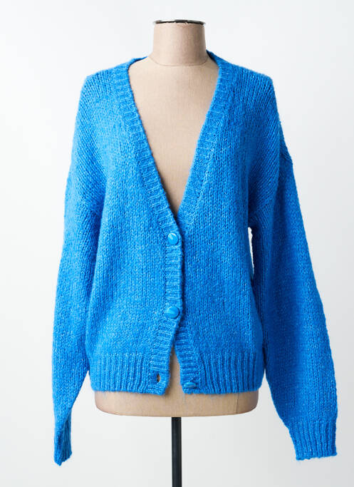 Gilet manches longues bleu GARCIA femme