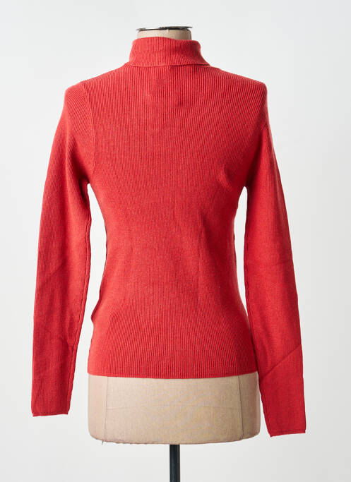Pull col roulé orange TIFFOSI femme