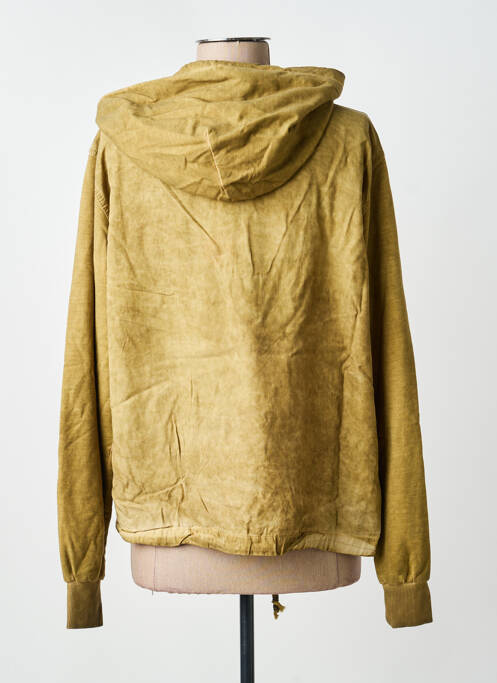 Sweat-shirt à capuche vert NÜ femme