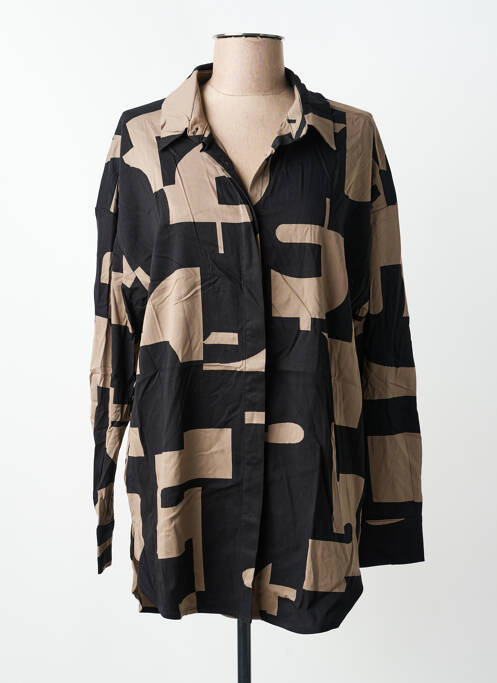 Tunique manches longues noir FRANSA femme