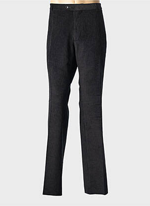 Pantalon droit tissage velours taille normale noir SAINT HILAIRE homme