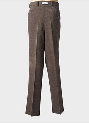 Pantalon droit stretch taille normale marron MEYER homme
