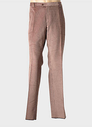 Pantalon droit tissage velours taille normale marron SAINT HILAIRE homme