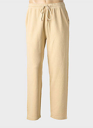 Pantalon droit taille normale taille normale beige BERAC homme